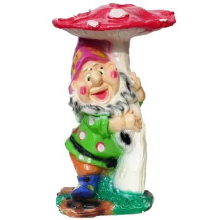 Фигура садовая ГНОМ под грибом 55см гипс