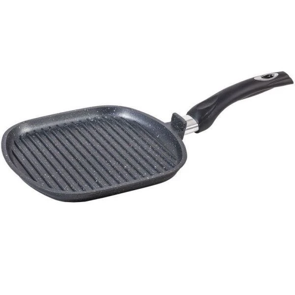 Сковорода-гриль 25см алюминий АП ГРАНИТ без крышки (10)