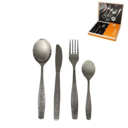 Набор столовых приборов 24пр нерж.сталь 18/10 УРАЛОЧКА ЭИП подар.уп. М13 (5)