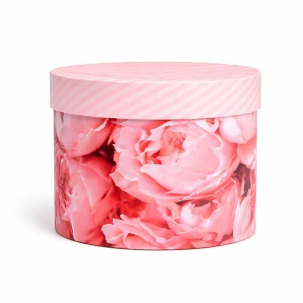 Коробка подарочная 18*15см картон Цветы