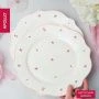 Тарелка мелкая 27см фарфор French rose обеденная FRR-09 (48)