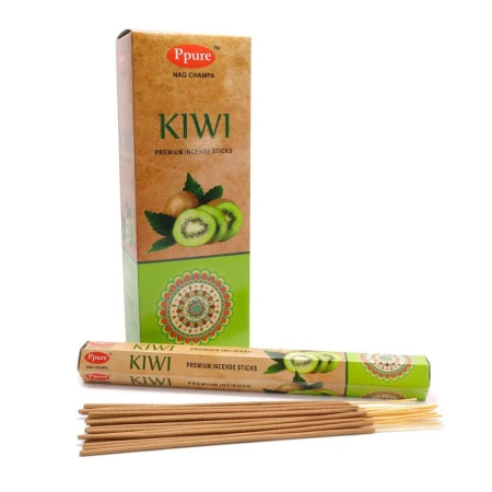 Благовония шестигранник 20 палочек PPURE Kiwi (6) Благовония шестигранник 20 палочек PPURE Kiwi (6)