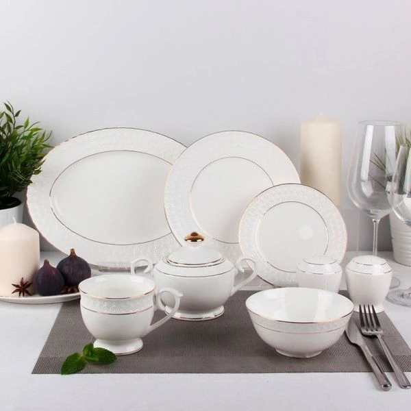 Столовый набор 49пр керамика СНЕЖНАЯ КОРОЛЕВА круг на 6 персон СРТ0262-А (1) Столовый набор 49пр керамика СНЕЖНАЯ КОРОЛЕВА круг на 6 персон СРТ0262-А (1)