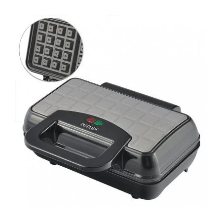 Вафельница металл DELTA LUX DE-6400 Венские вафли 700Вт, жарочная поверхность АП 23,5*12,8см (8)