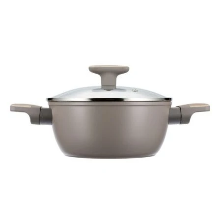 Кастрюля 3л литой алюминий АП LATTE со стекл.крышкой 22см индукция 93-AL-LT-4-22 (6)