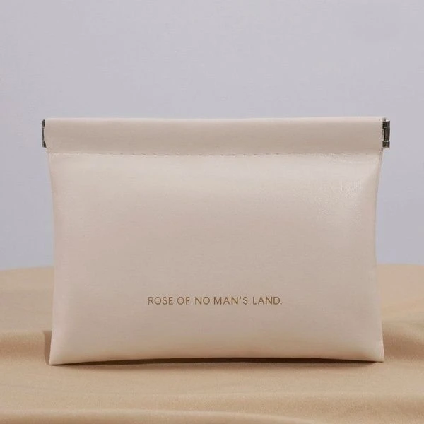 Косметичка полимер/текстиль 18*13см на магните BGCO бежевая XN-002W (400)