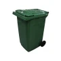 Бак для мусора 240л 74,5*57,5*105,5см на колесах Profi зеленый (1)
