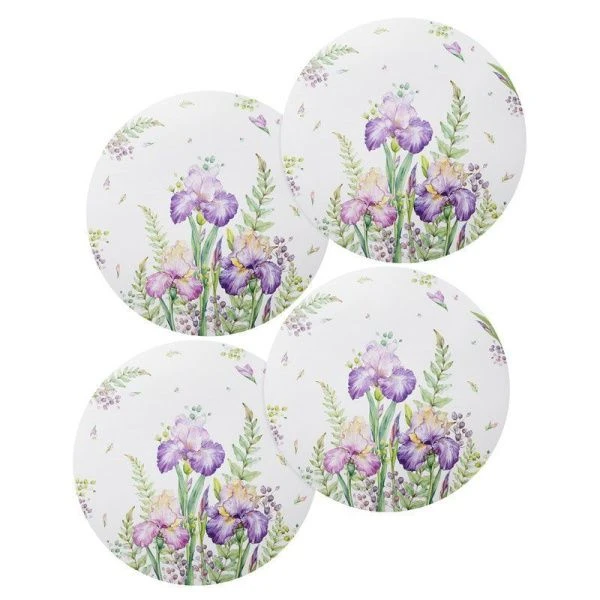 Салфетки сервировочные набор 4шт 38см пластик ИРИС (30)