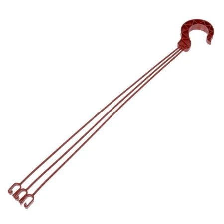 Подвес для кашпо пластик коричневый (1)