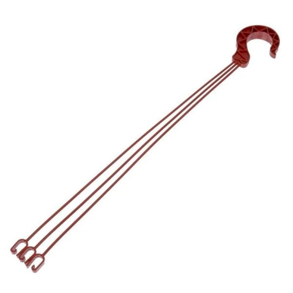 Подвес для кашпо пластик коричневый (1)