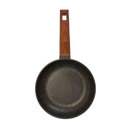 Сковорода 28см алюминий АП МЕГАЛИТ 18 ручка soft-touch Гранит (8)