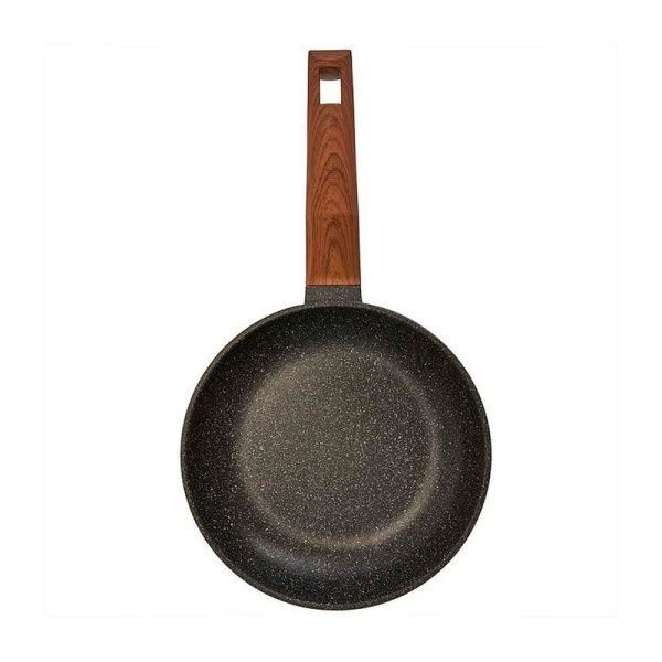 Сковорода 28см алюминий АП МЕГАЛИТ 18 ручка soft-touch Гранит (8)