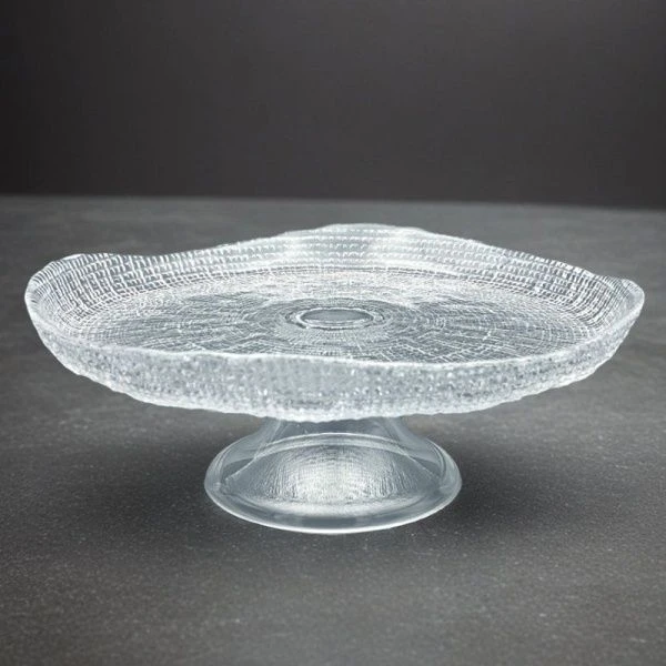 Тортовница 25*11см стекло IVV Diamante на ножке (12)