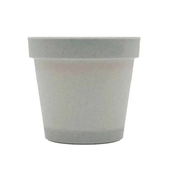 Горшок для цветов 1,4л пластик ПАРИЖ серый (48)