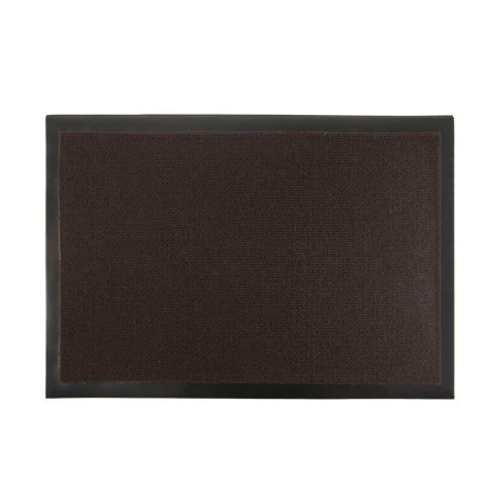 Коврик придверный 80*120см полиэстер/ПВХ Light влаговпитывающий коричневый (5)