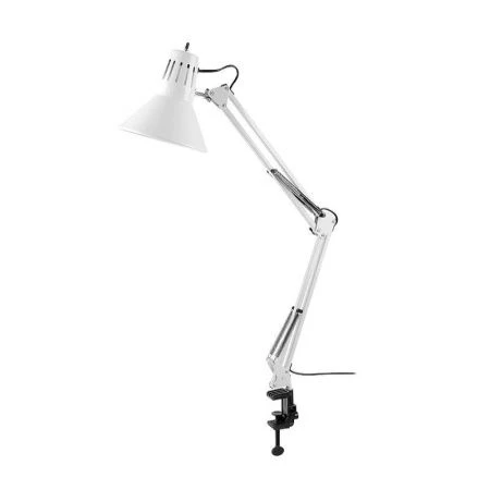 Лампа настольная металл GTL-042 на струбцине белая (16)