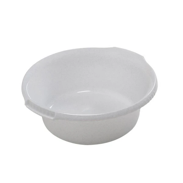 Таз 12л пластик ВОДОЛЕЙ мраморный круглый С612 (18)