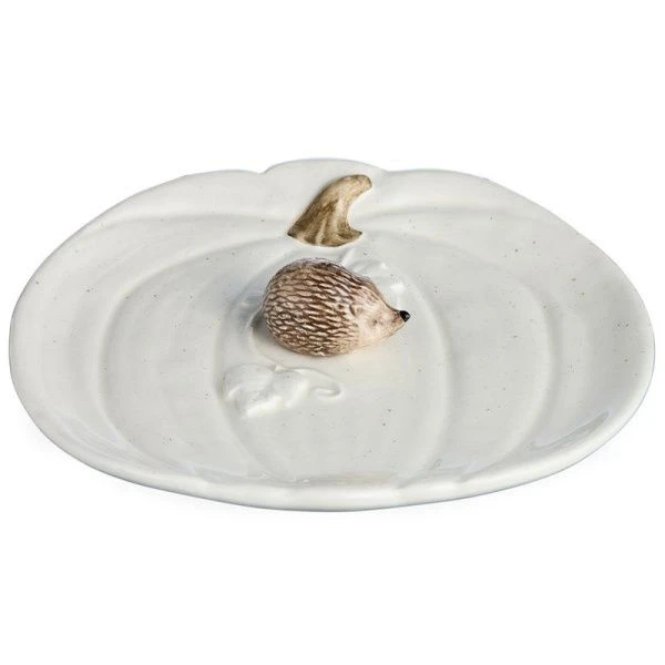 Блюдо сервировочное 22,5*20,5*3,5см керамика (24)