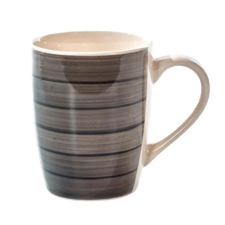 Кружка 360мл керамика Аэрография СЕРЕБРО (6/36)