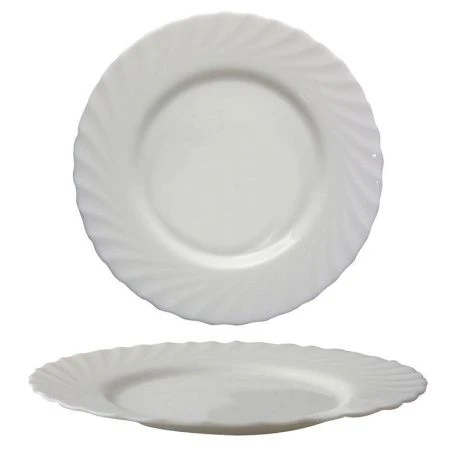 Тарелка мелкая 19,5см стеклокерамика ТРИАНОН Н4124/D6887 (24)