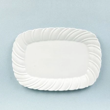 Блюдо 25*17*2см фарфор МАРШМЕЛЛОУ прямоугольное (636)