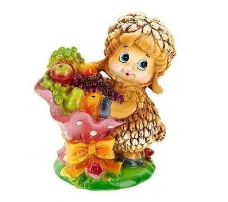 Фигурка Кудряшка полистоун 11*7,5*13см (подар.уп.) (48)