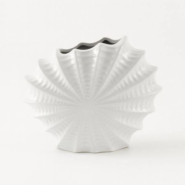 Ваза для цветов 25см керамика белая JC-16108 (12)