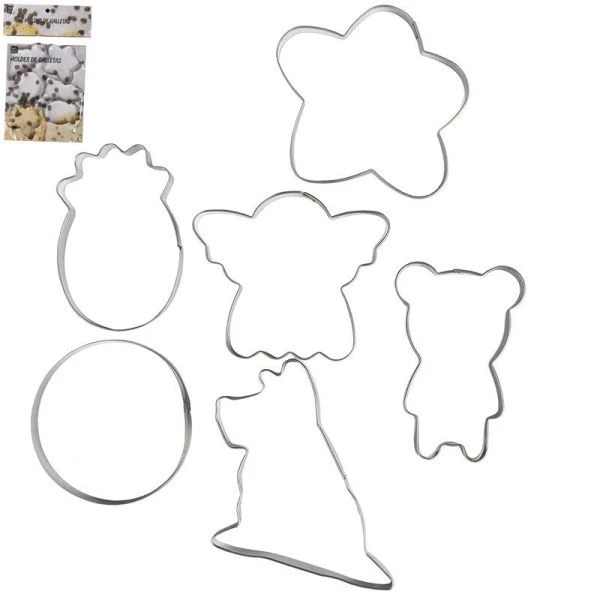 Набор форм для печенья 6шт нерж.сталь F-21 (240)