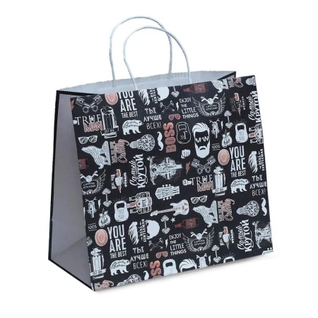 Пакет крафт 32*28*15см Крутой (1/200) Пакет крафт 32*28*15см Крутой (1/200)