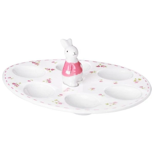 Подставка для яиц (на 6шт) 25,5*20*2см керамика Sunday (24)