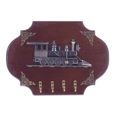 Ключница 25*3,5*18см дерево/металл (24)