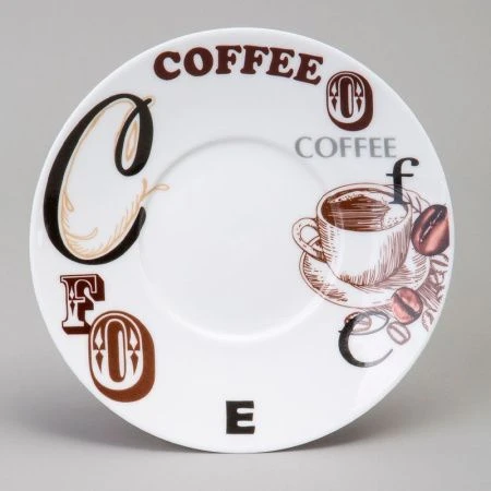 Кофейный набор 4пр фарфор Coffee Mania на 2 персоны 180мл (18)