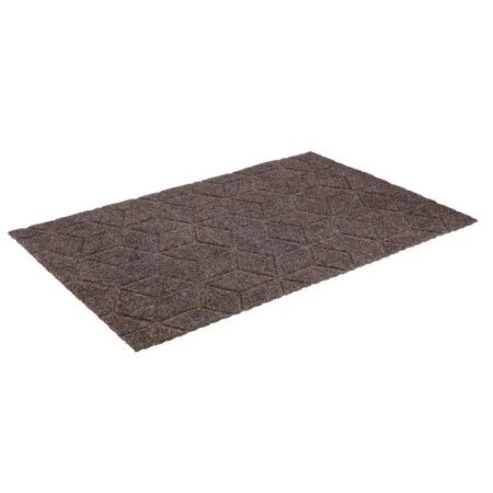 Коврик придверный 40*60см полиэстер влаговпитывающий SHAHINTEX Практик соты мокко (30)