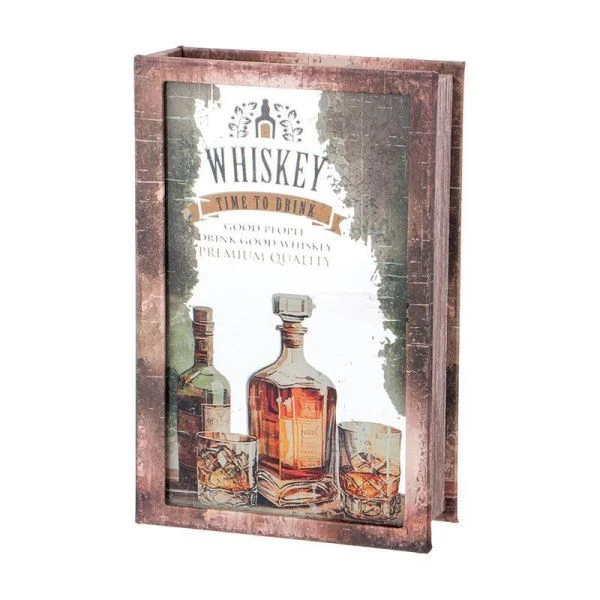 Шкатулка-книга 27*18*7см МДФ/полиуретан/стекло (6)