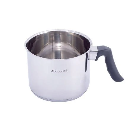 Молочник 1,5л нерж.сталь с бакел.ручкой с мерным делением для всех видов плит арт. 5843 (8)