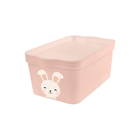 Ящик для игрушек 7,5л 320*211*141мм пластик Cute Rabbit (10)