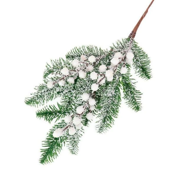 Декоративная ветка Рождественское чудо, 57 см НУ-6104