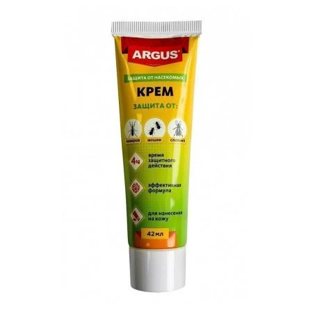 Крем от комаров 42мл туба Для всей семьи ARGUS (50)