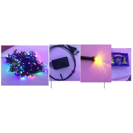 Гирлянда электрическая 15м (200 светодиодов) (разноцветная) JC-6442 (100)