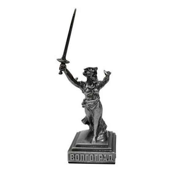 Статуэтка РОДИНА-МАТЬ 11см металл античное олово 006-010-80-ATN (1)