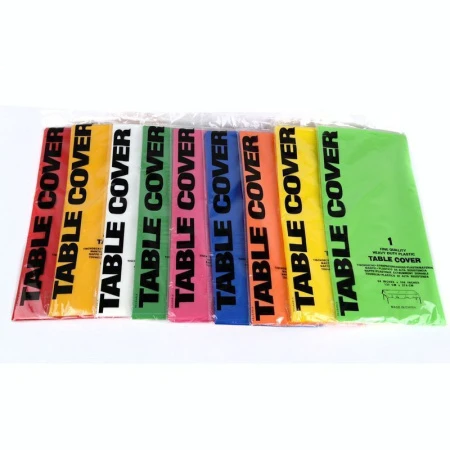 Скатерть 137х274см одноразовая однотонная, 0,03мк (12 цветов) JC-5156 (144)