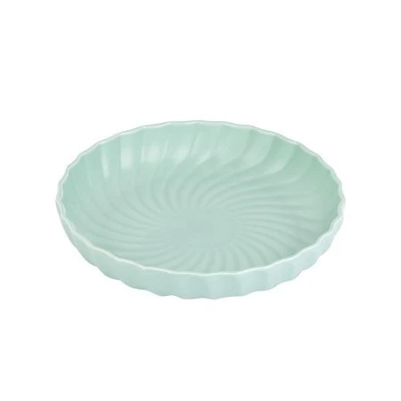 Тарелка глубокая 21см h4см фарфор Fresh Taste. Light green (24)