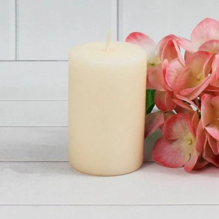 Свеча Цилиндр 40 Н-80 св.парафин слоновая кость/96