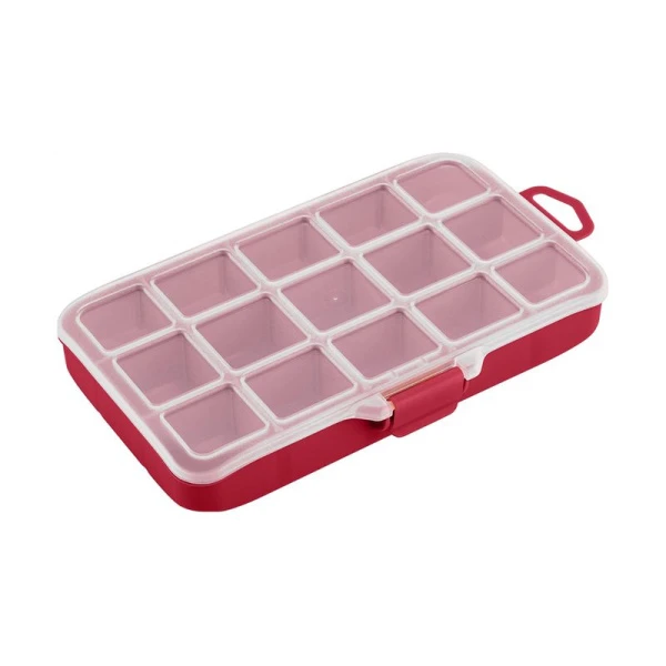 Органайзер для мелочей 20,5*13*3,3см пластик Blocker Expert 8" красный (17)