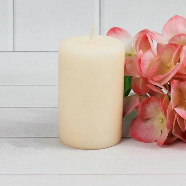 Свеча Цилиндр 40 Н-80 св.парафин слоновая кость/96