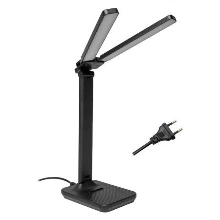 Лампа настольная светодиодная пластик СТАРТ СТ90 черная 10Вт, сенсор.вкл., 3 уровня яркости (12) Лампа настольная светодиодная пластик СТАРТ СТ90 черная 10Вт, сенсор.вкл., 3 уровня яркости (12)