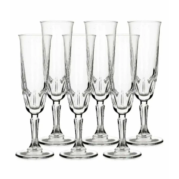 Бокалы для шампанского набор 6шт 163мл стекло КАРАТ (4)