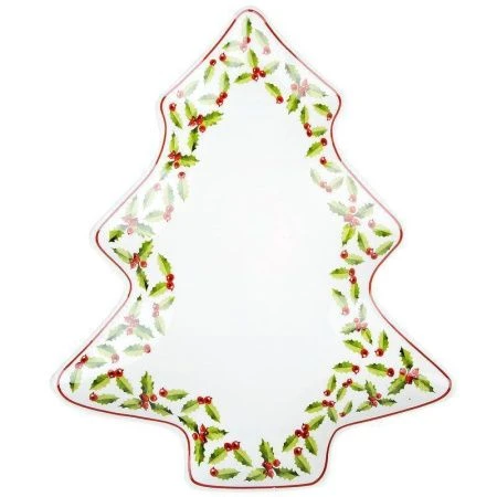 Тарелка фигурная Magic of christmas 24х29х3см