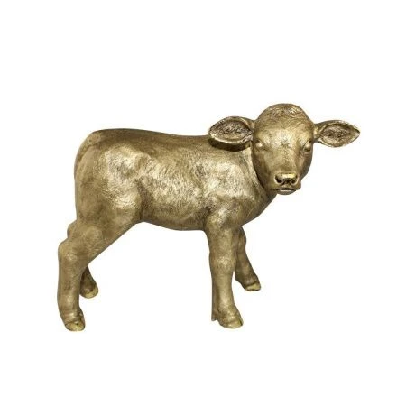Фигурка Бычок полистоун 27см бронза с позолотой
