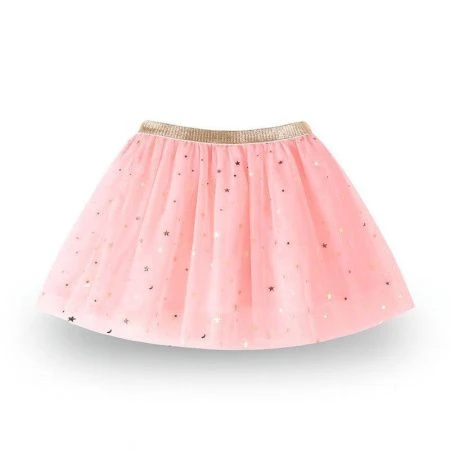 Юбка карнавальная h32см d50см текстиль розовая ZR12-1205/JC-16953 (120)